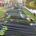 Oars Lined Up for the Day